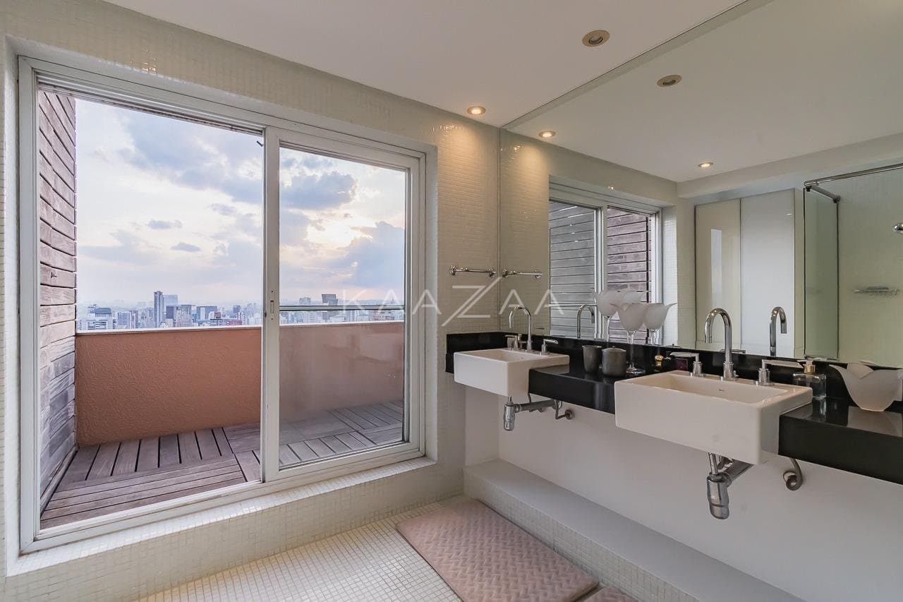 Apartamento Duplex em andar alto, projeto autoral e vista estonteante em Pinheiros. - Foto 21