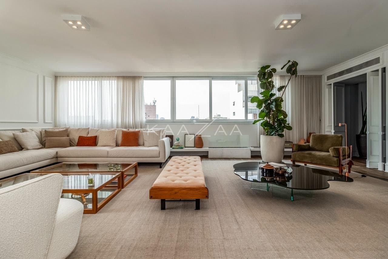 Elegância em estilo clássico: apartamento super iluminado no Itaim Bibi. - Foto 4