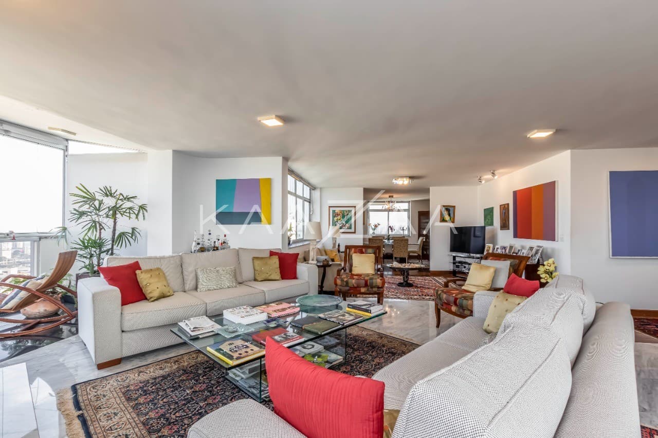 Acabamentos arrojados, rodeados de conforto e lazer, diante de uma vista arrebatadora. Cobertura duplex no Real Parque. - Foto 9