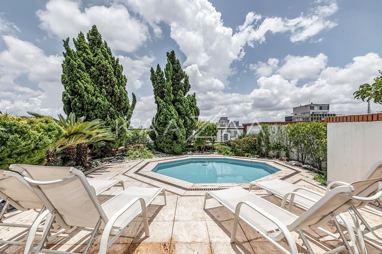 A cidade aos seus pés. Cobertura duplex com piscina e vista panorâmica nos Jardins. - Foto 4