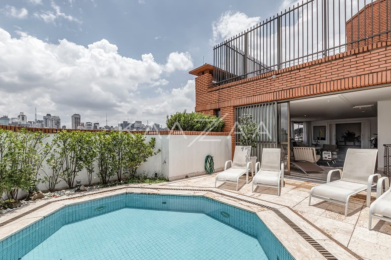 A cidade aos seus pés. Cobertura duplex com piscina e vista panorâmica nos Jardins. - Foto 2