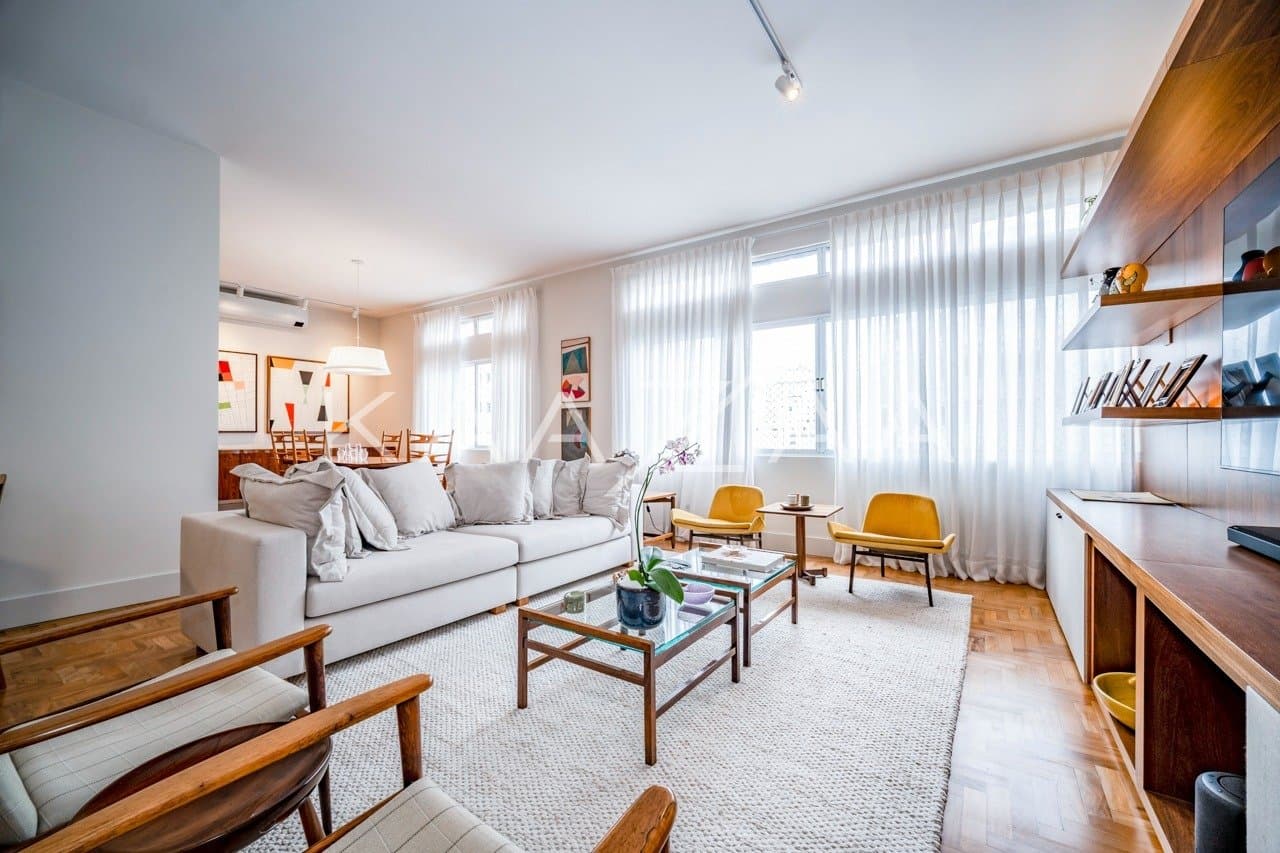 Apartamento reformado, com lindos acabamentos. Para uma vida a pé no Jardins. - Foto 2