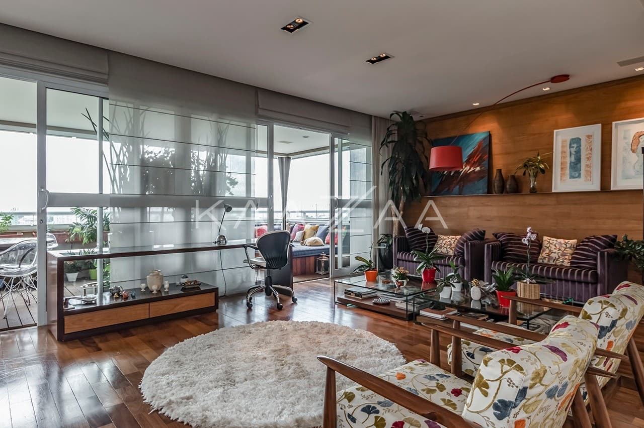 Uma vista de tirar o fôlego para o Parque Villa-Lobos. Apartamento em excelente condomínio no Alto de Pinheiros. - Foto 3