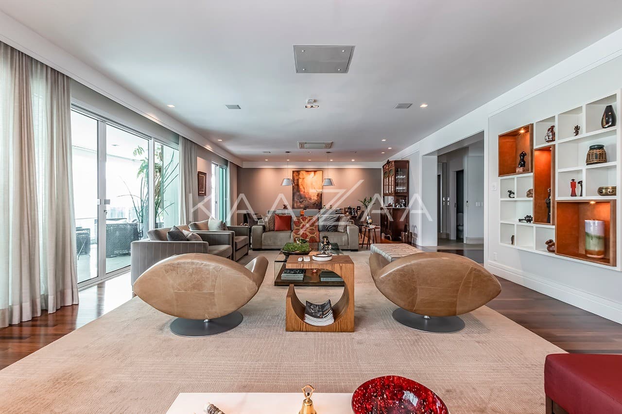 Aqui a sofisticação e infra estrutura são implacáveis. Belíssimo apartamento no Itaim Bibi. - Foto 1