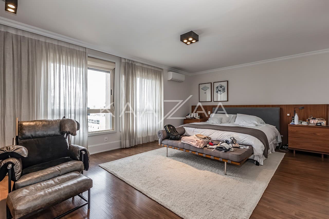 Ambientes amplos e iluminados, com vista panorâmica. Apartamento no Jardim Europa. - Foto 13
