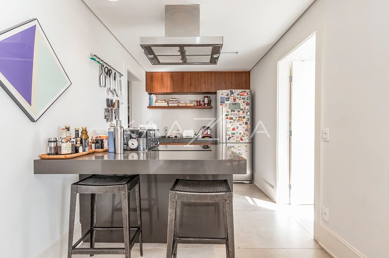 Ambientes amplos e iluminados, com vista panorâmica. Apartamento no Jardim Europa. - Foto 8