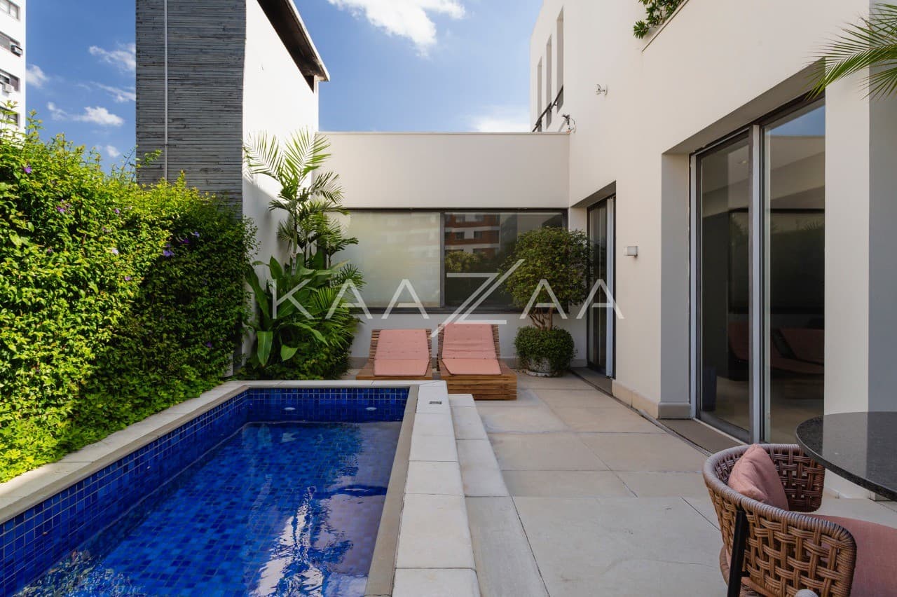 Uma cobertura duplex que arrasa quarteirão do início ao fim. Bem no miolo dos Jardins. - Foto 1