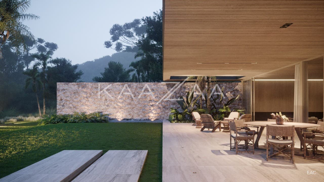 Para purificar o olhar, este terreno na Quinta Baroneza já tem um projeto que respira a natureza ao redor. - Foto 2