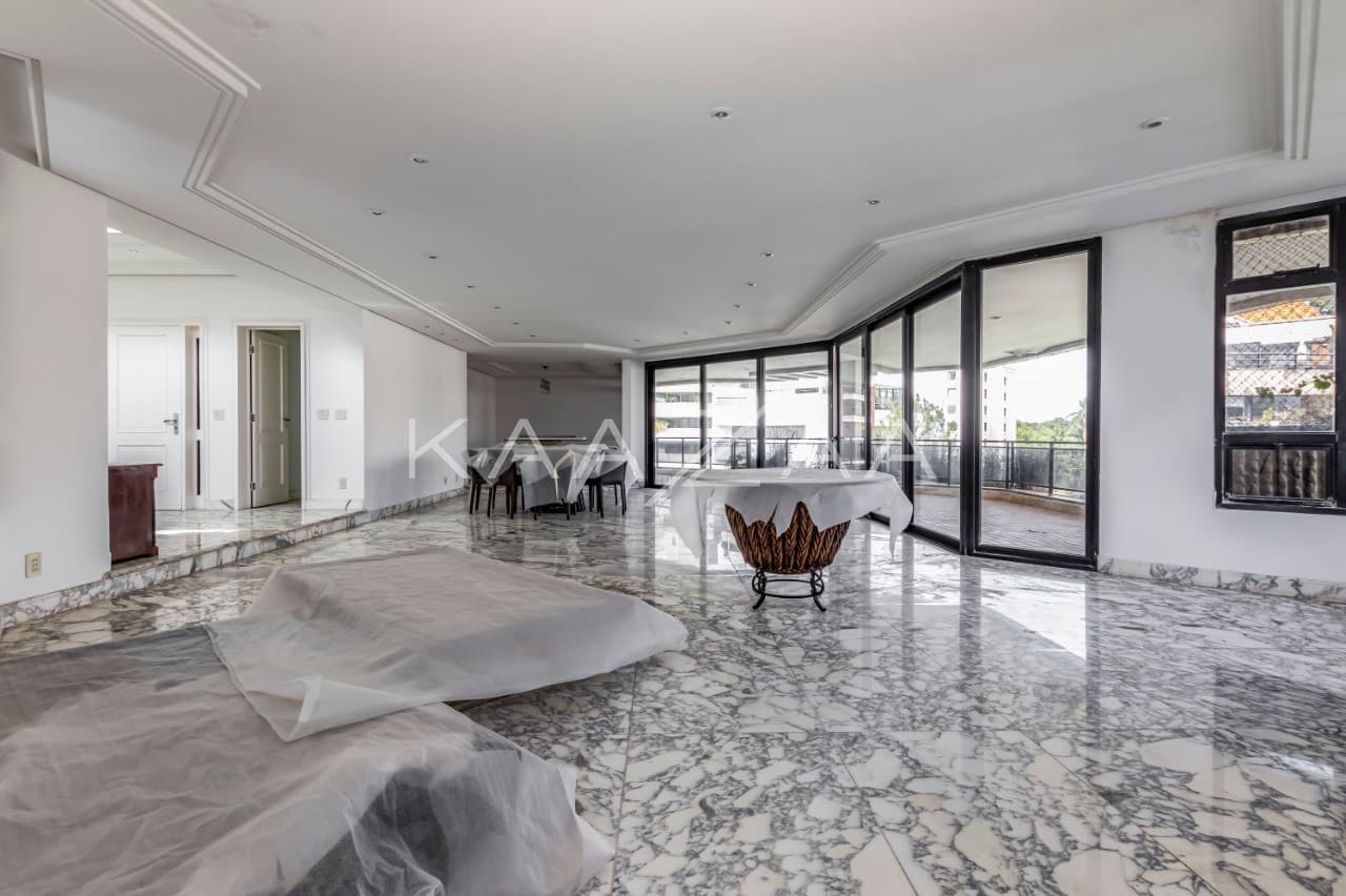 Com um visual incrível, esta agradável cobertura dispõe de espaço e tranquilidade. No Real Parque. - Foto 4