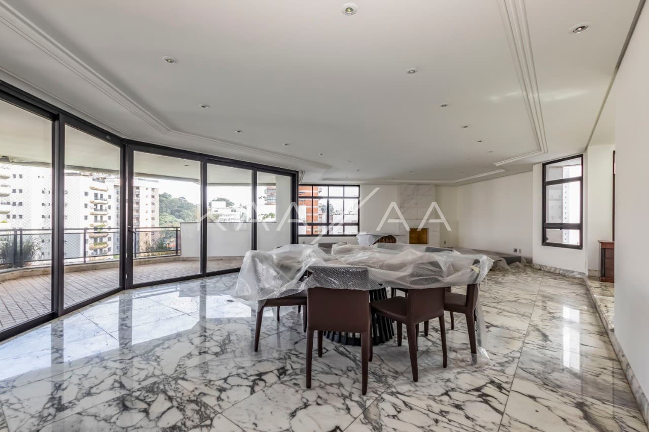 Com um visual incrível, esta agradável cobertura dispõe de espaço e tranquilidade. No Real Parque. - Foto 6