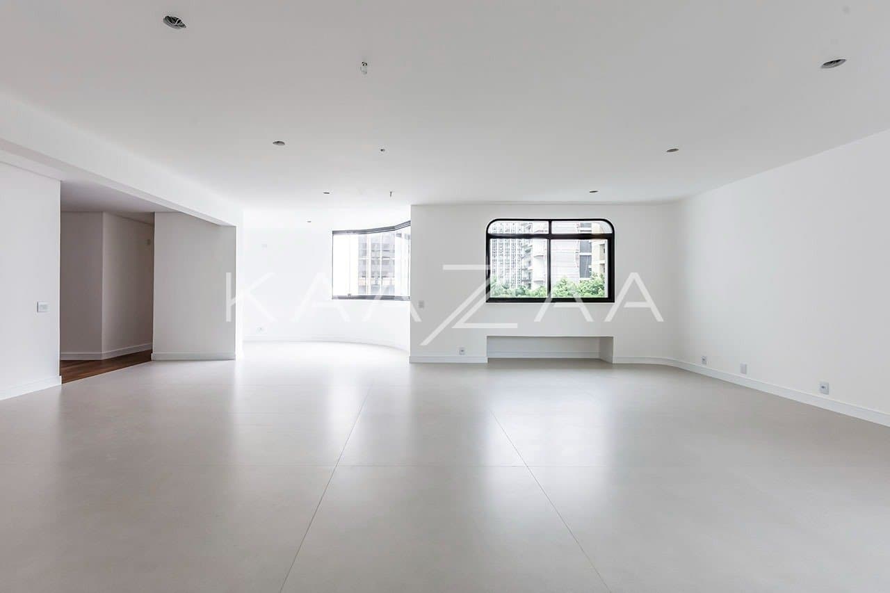 Espaços clean trazem paz para relaxar neste apartamento delicioso no Jardim Paulista. - Foto 2