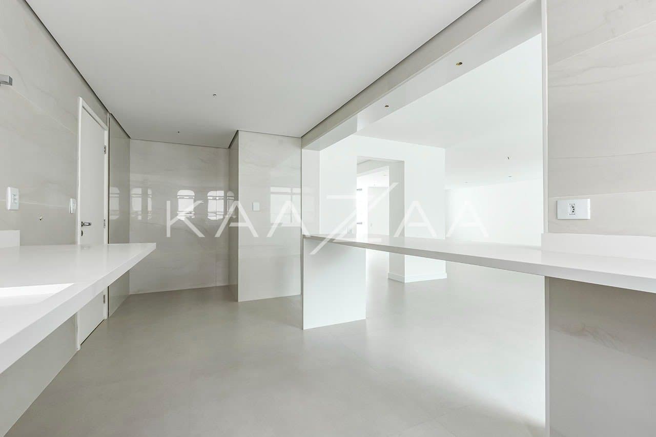 Espaços clean trazem paz para relaxar neste apartamento delicioso no Jardim Paulista. - Foto 12