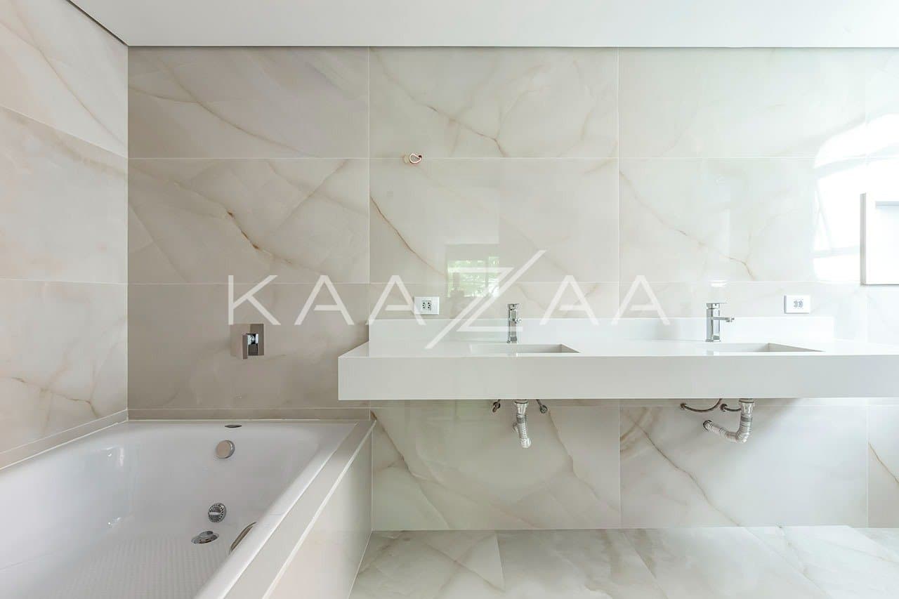 Espaços clean trazem paz para relaxar neste apartamento delicioso no Jardim Paulista. - Foto 15