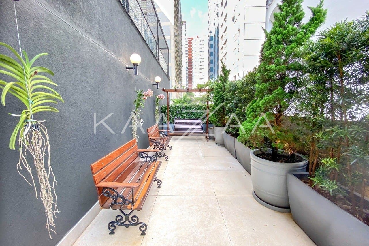 Moderno e aprazível, um apartamento com vista verde no Jardim Paulista. - Foto 8