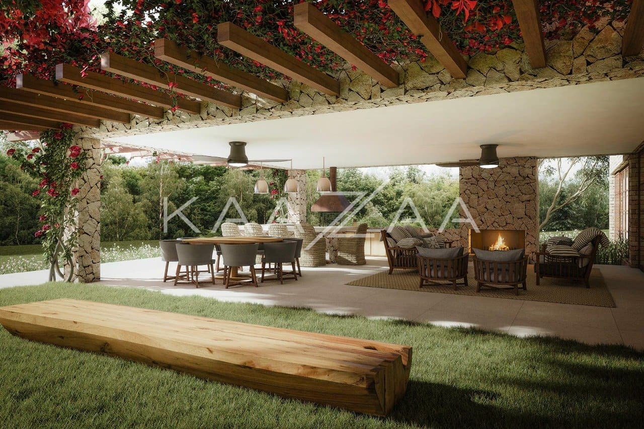 Casa de campo deliciosa com varanda gourmet e clima acolhedor. Projeto em andamento na Fazenda Boa Vista. - Foto 2