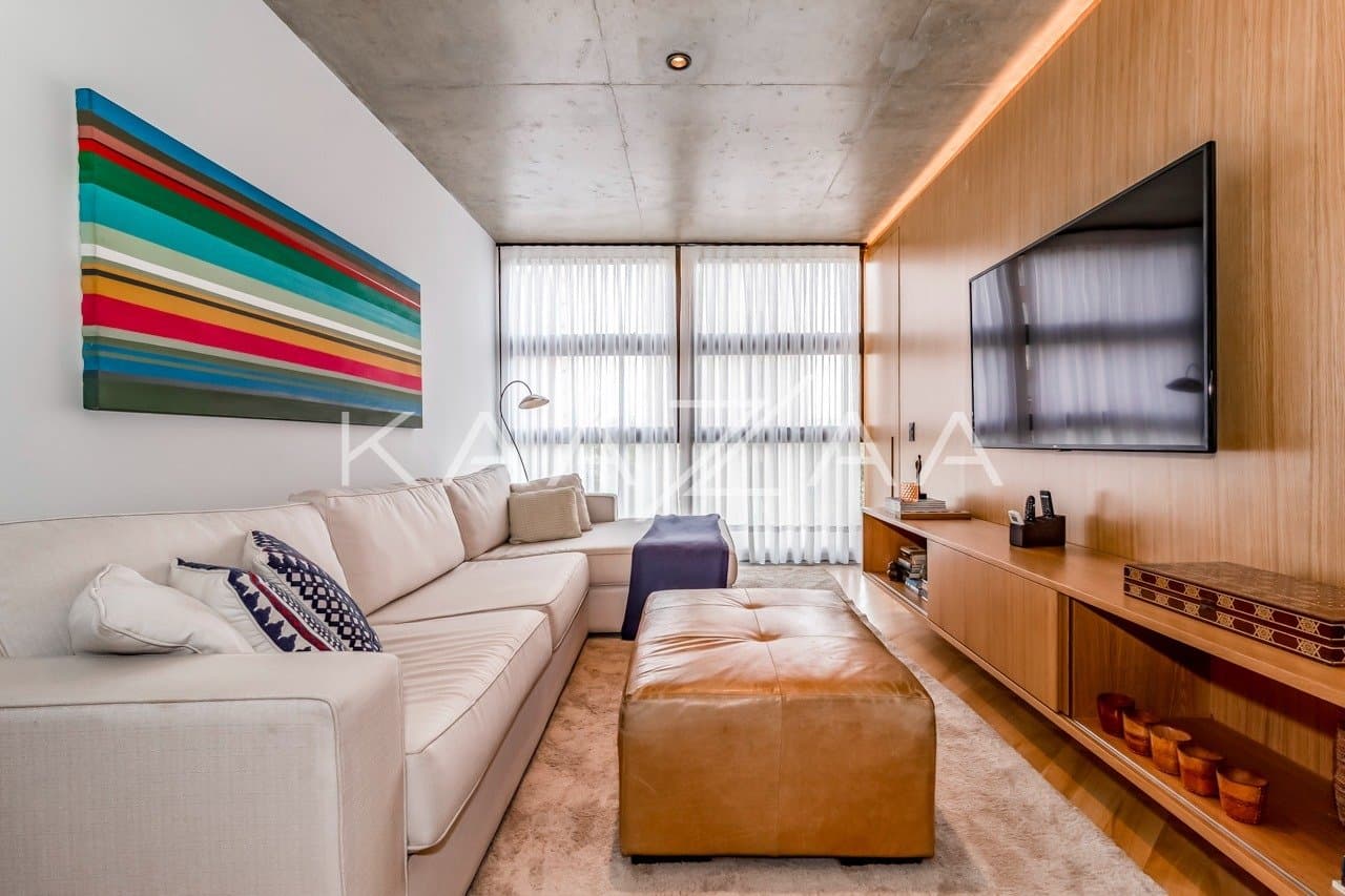Venha viver em um prédio com arquitetura renomada. Apartamento charmoso no Itaim Bibi. - Foto 7