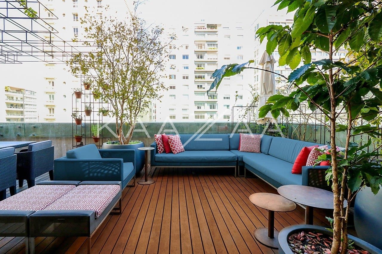 Cobertura deliciosa no coração do Jardins, com área aberta, excelente planta e design especial. - Foto 1