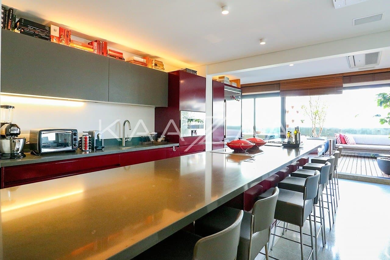 Cobertura deliciosa no coração do Jardins, com área aberta, excelente planta e design especial. - Foto 8