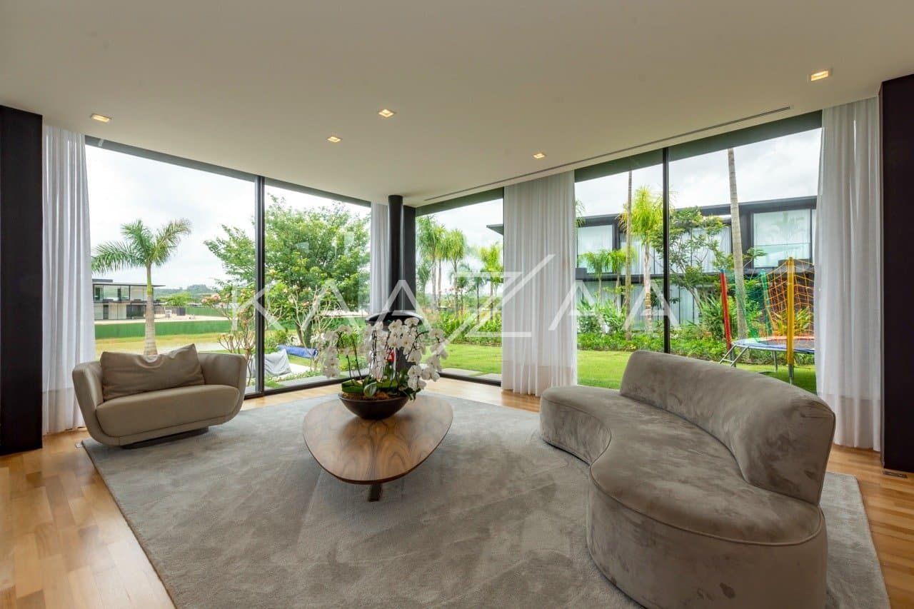 Puro charme e elegância. Casa espetacular em frente ao lago na Fazenda Boa Vista. - Foto 5