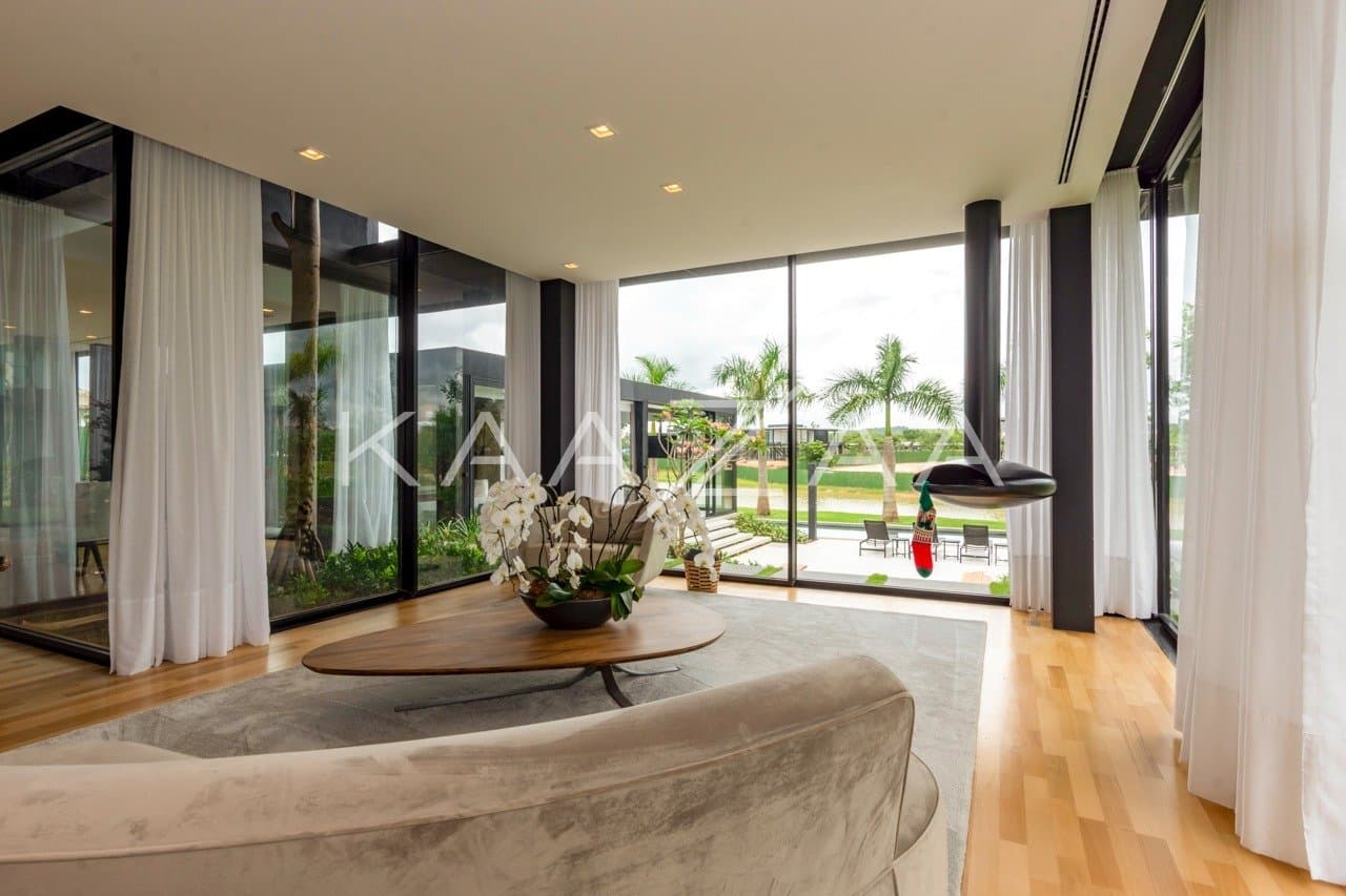 Puro charme e elegância. Casa espetacular em frente ao lago na Fazenda Boa Vista. - Foto 6