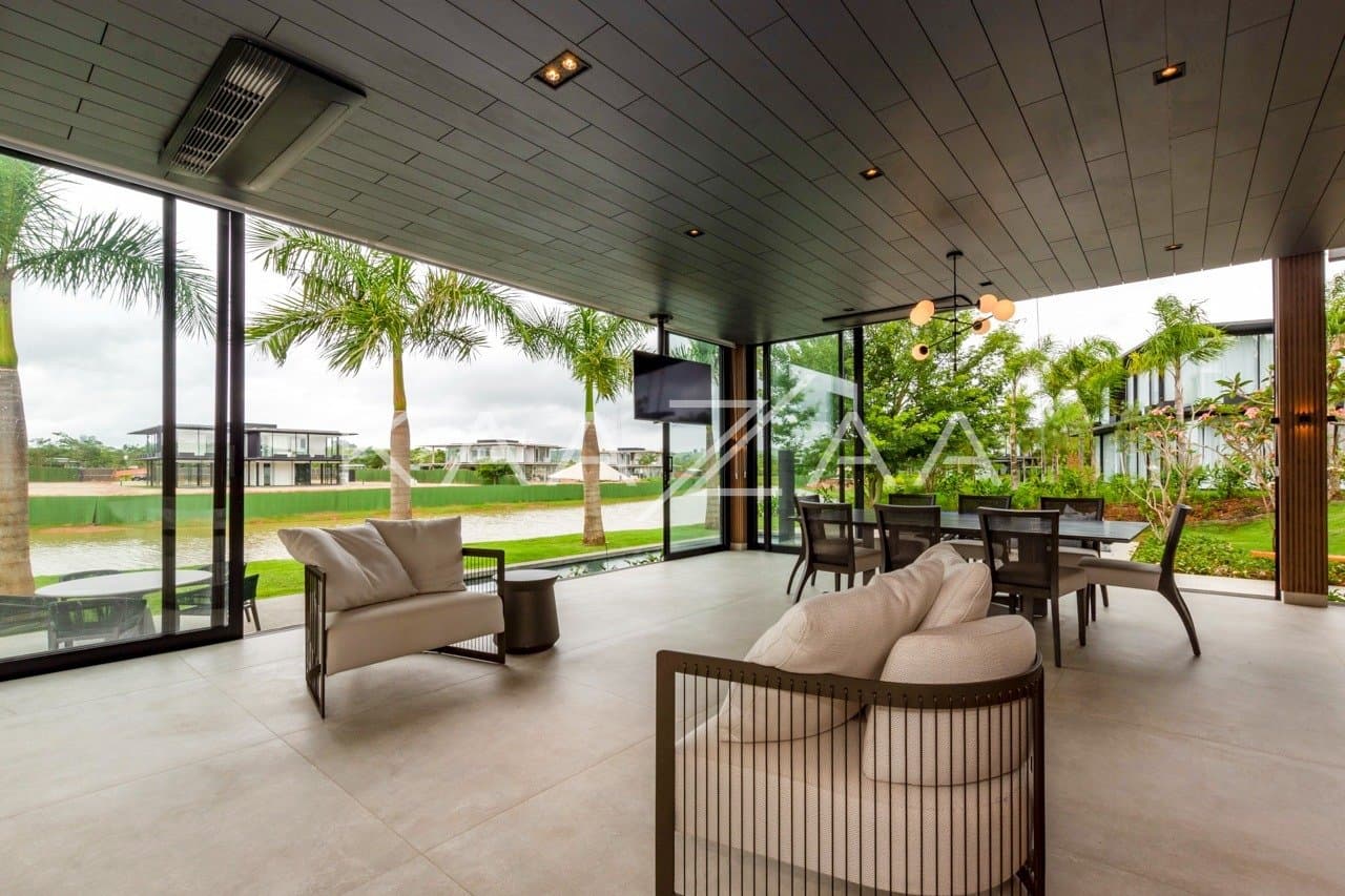 Puro charme e elegância. Casa espetacular em frente ao lago na Fazenda Boa Vista. - Foto 12