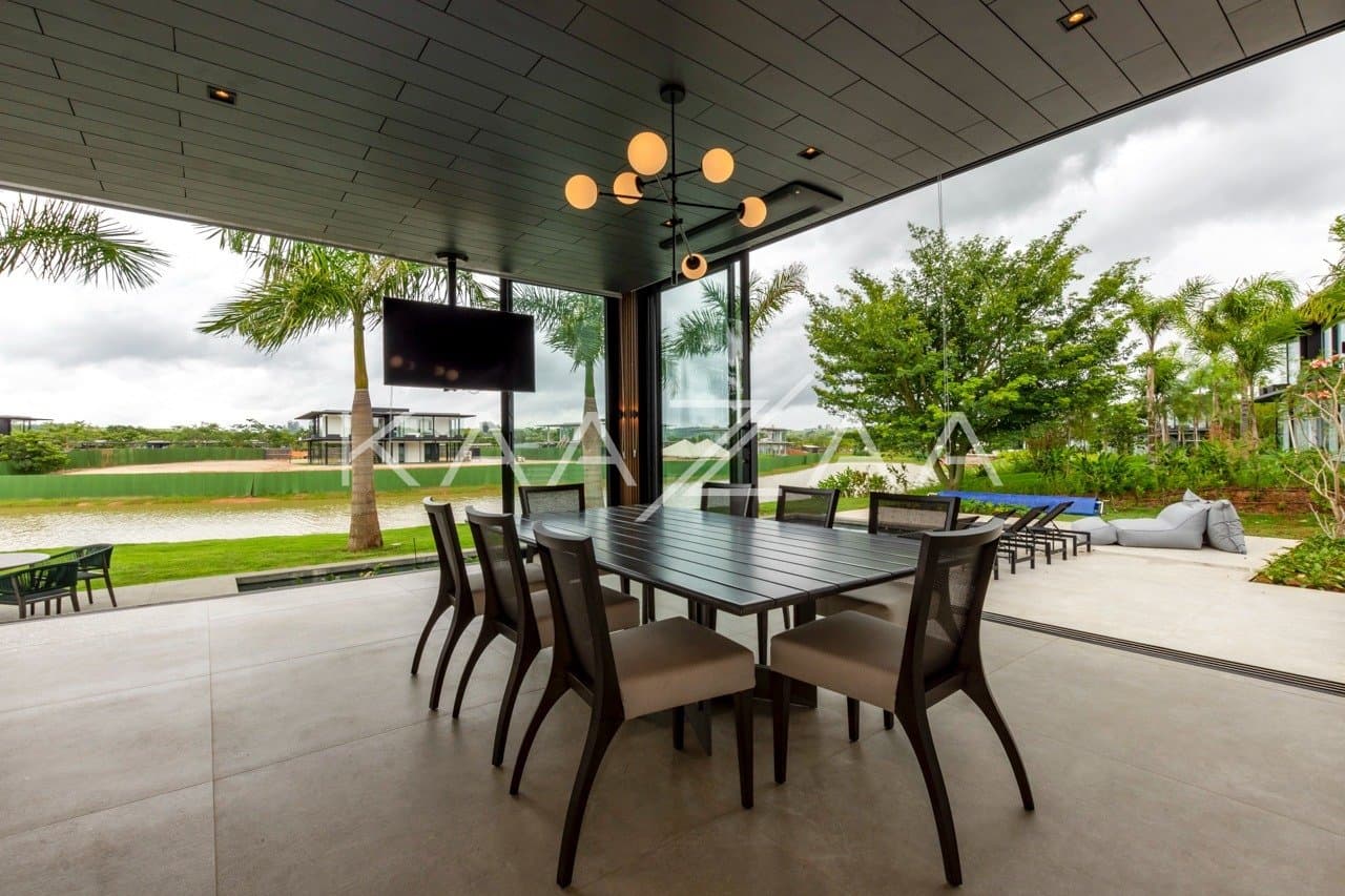 Puro charme e elegância. Casa espetacular em frente ao lago na Fazenda Boa Vista. - Foto 13