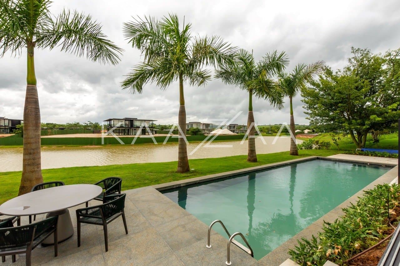 Puro charme e elegância. Casa espetacular em frente ao lago na Fazenda Boa Vista. - Foto 16