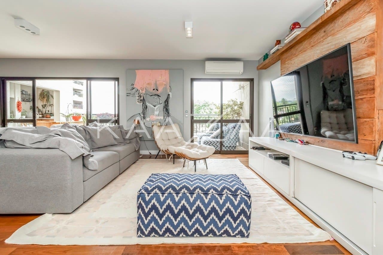 Apartamento duplex super charmoso e inspirador em Alto de Pinheiros. Em condomínio exclusivo com linda vista verde, ao lado do parque. - Foto 4