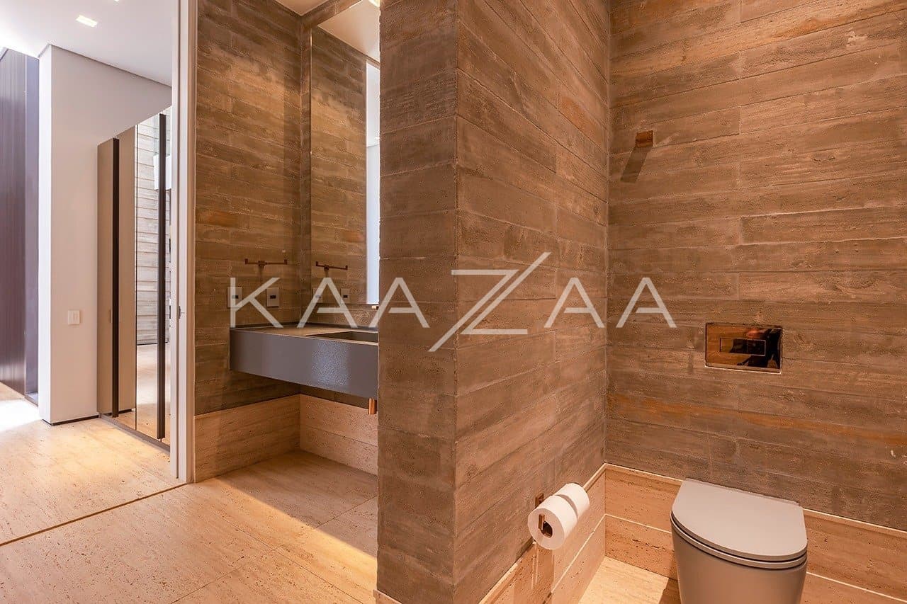 Projeto moderno, arrojado e com muita qualidade nos materiais. Casa na Quinta da Baroneza. - Foto 35