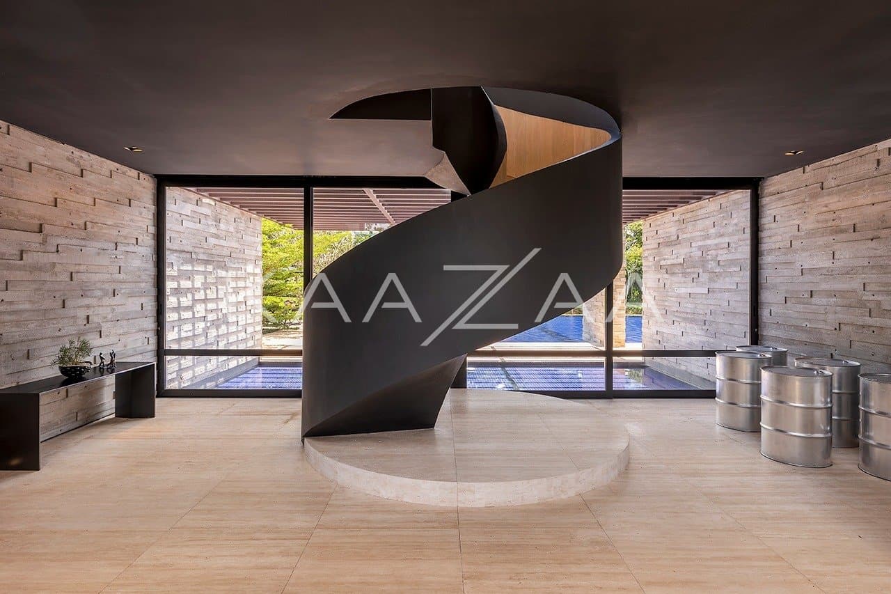 Projeto moderno, arrojado e com muita qualidade nos materiais. Casa na Quinta da Baroneza. - Foto 41