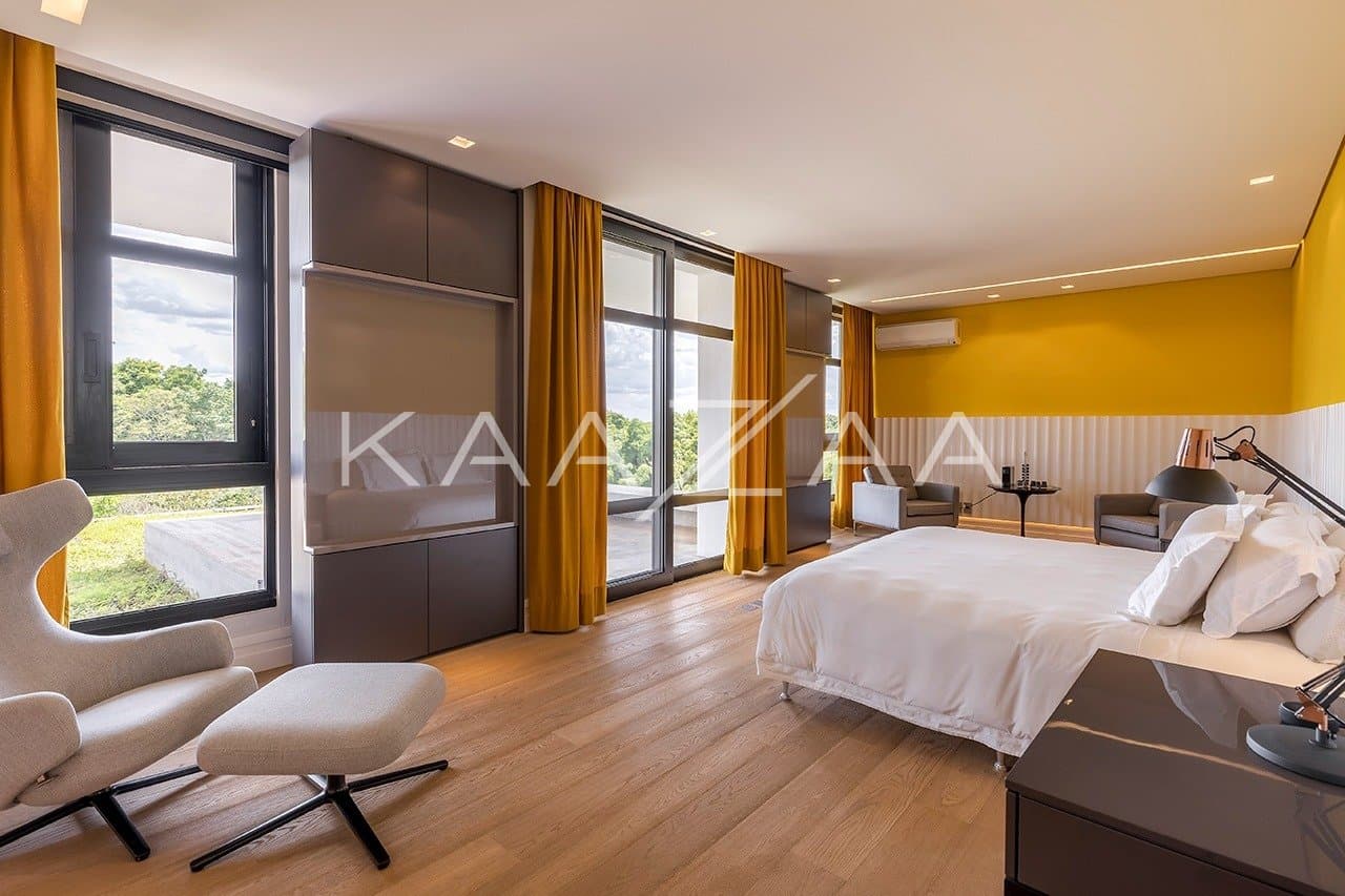 Projeto moderno, arrojado e com muita qualidade nos materiais. Casa na Quinta da Baroneza. - Foto 45