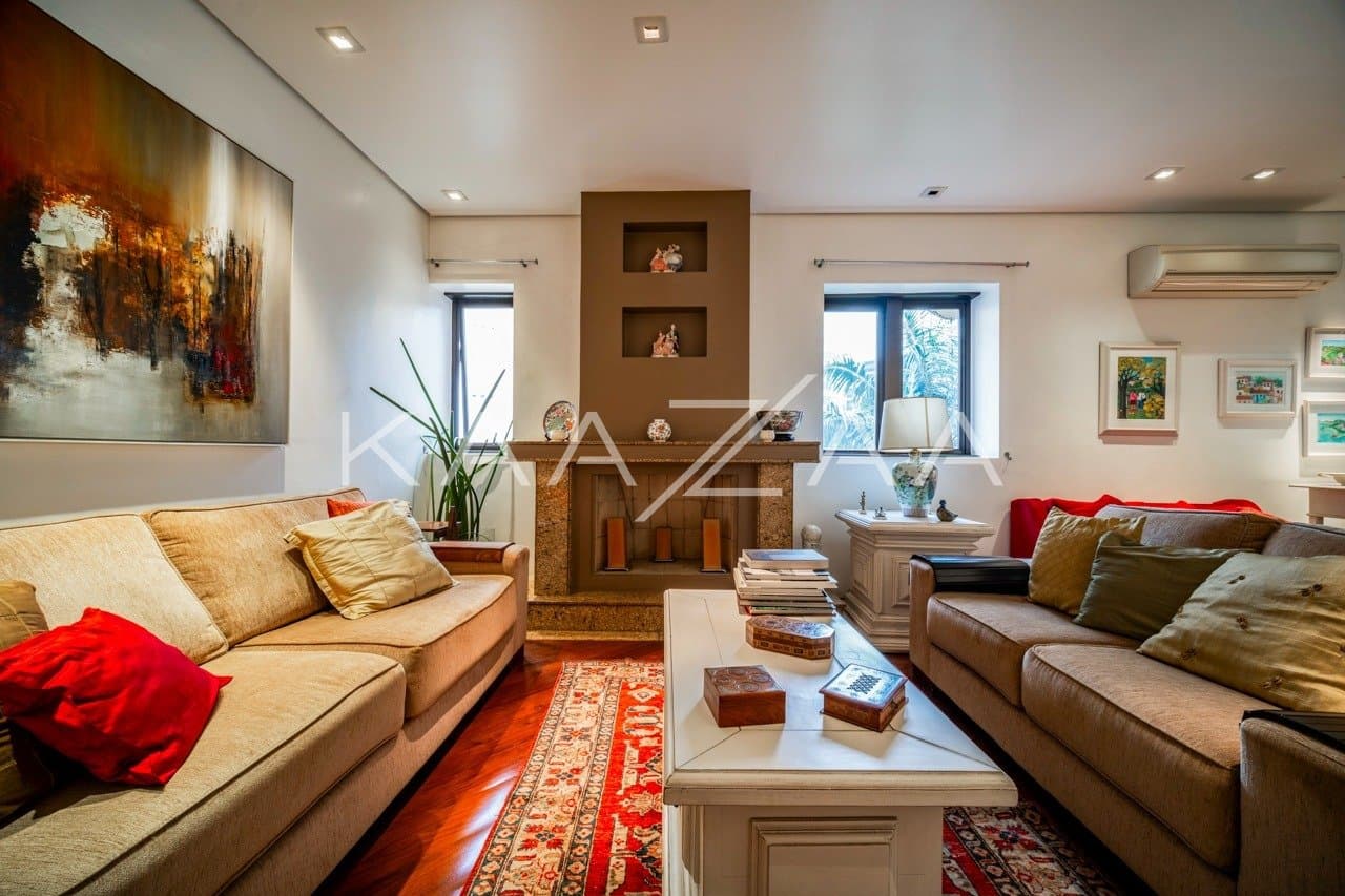 Apartamento com 3 suítes e lareira no Itaim Bibi. - Foto 1