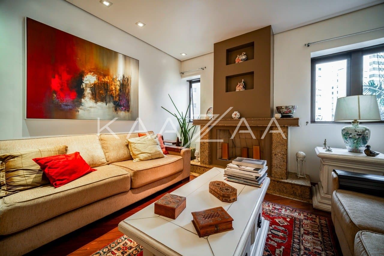 Apartamento com 3 suítes e lareira no Itaim Bibi. - Foto 2