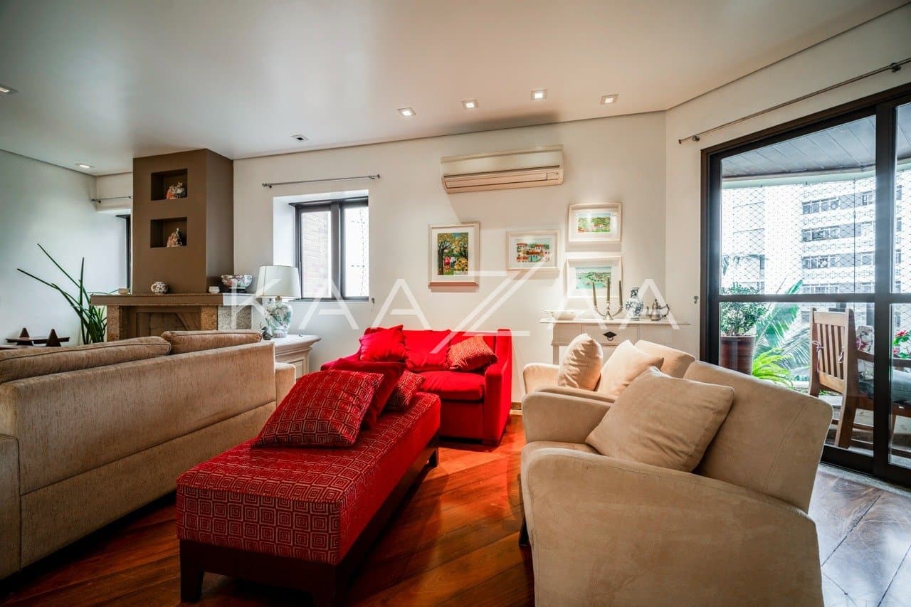 Apartamento com 3 suítes e lareira no Itaim Bibi. - Foto 7