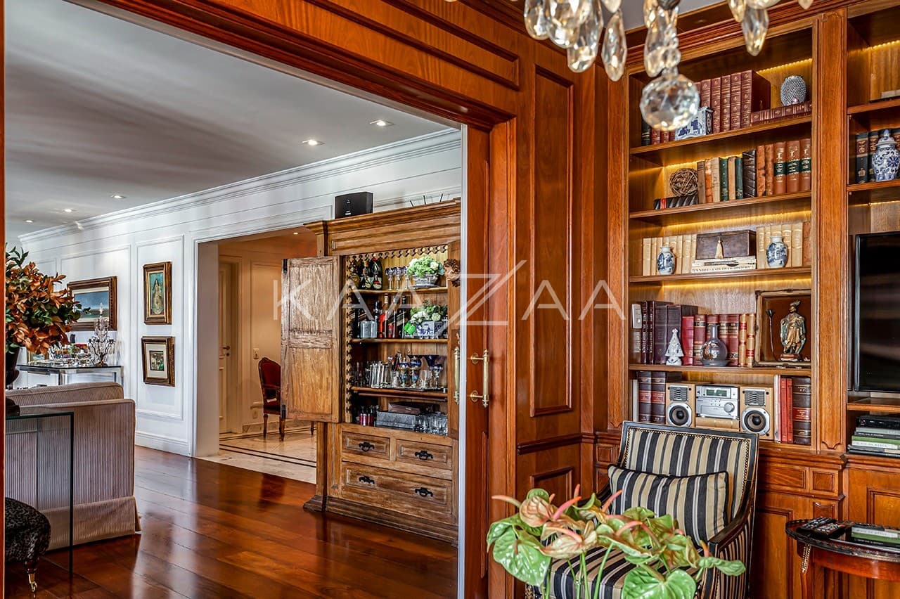 Apartamento clássico no Itaim Bibi: estilo arrojado à beira do parque - Foto 6