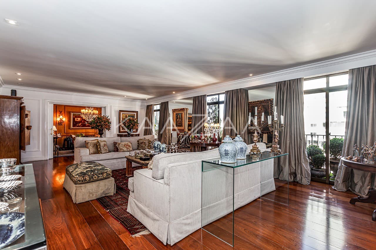 Apartamento clássico no Itaim Bibi: estilo arrojado à beira do parque - Foto 4