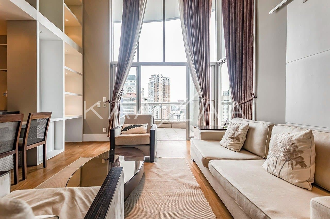Todo mobiliado, um espetáculo em elegância. Apartamento em prédio com lazer completo na Vila Nova Conceição. - Foto 2