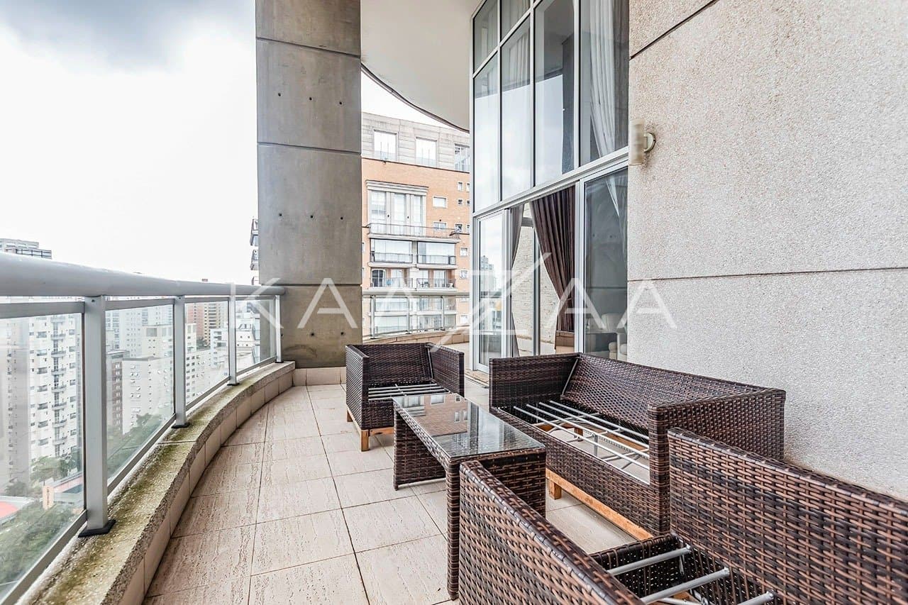 Todo mobiliado, um espetáculo em elegância. Apartamento em prédio com lazer completo na Vila Nova Conceição. - Foto 7