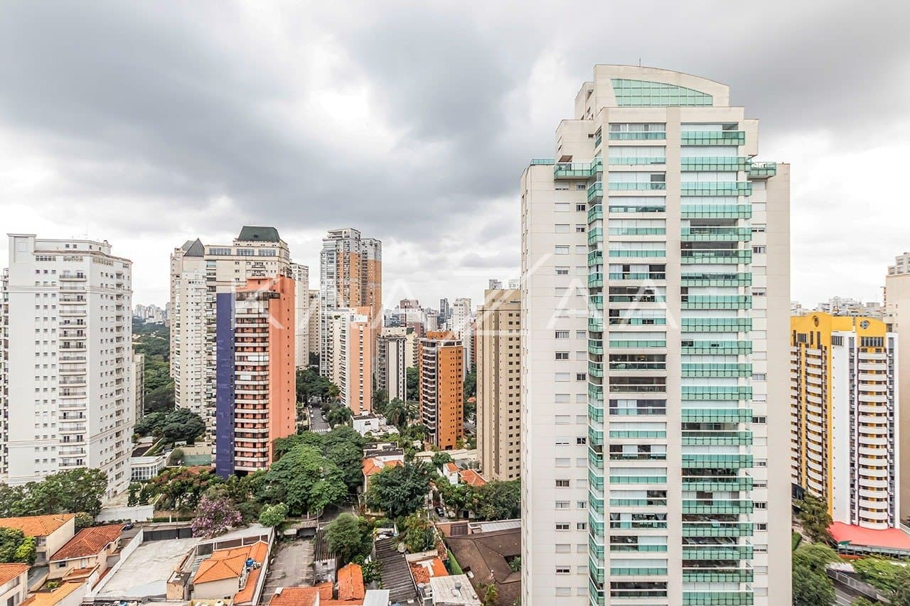 Todo mobiliado, um espetáculo em elegância. Apartamento em prédio com lazer completo na Vila Nova Conceição. - Foto 9