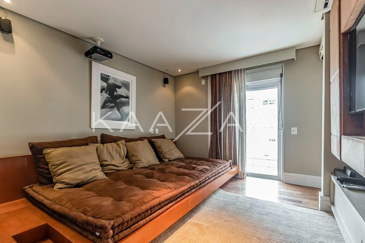 Todo mobiliado, um espetáculo em elegância. Apartamento em prédio com lazer completo na Vila Nova Conceição. - Foto 13