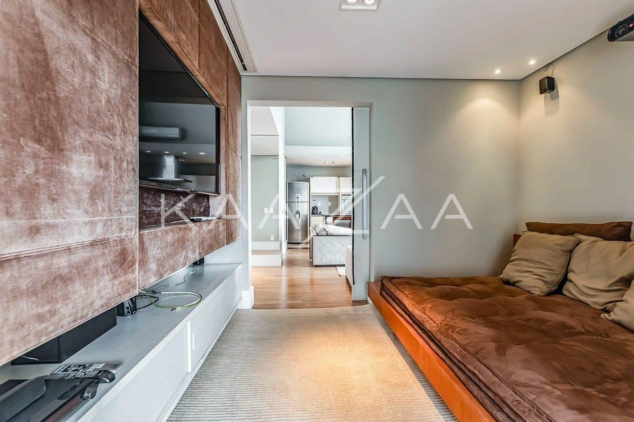 Todo mobiliado, um espetáculo em elegância. Apartamento em prédio com lazer completo na Vila Nova Conceição. - Foto 14