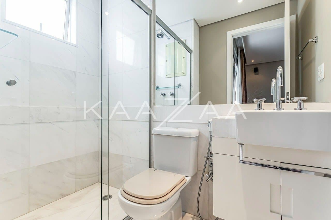 Todo mobiliado, um espetáculo em elegância. Apartamento em prédio com lazer completo na Vila Nova Conceição. - Foto 15