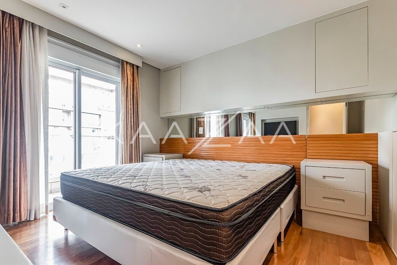 Todo mobiliado, um espetáculo em elegância. Apartamento em prédio com lazer completo na Vila Nova Conceição. - Foto 16