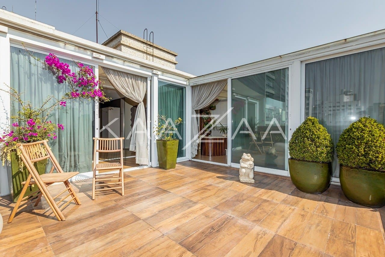 Cobertura nos Jardins - Reformada e mobiliada à venda - Foto 1