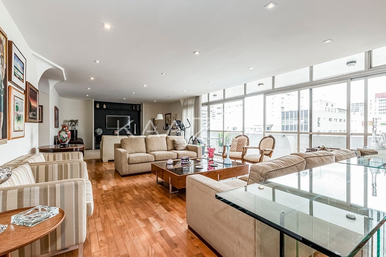 Lindo apartamento com ambientes integrados, bem no núcleo de Jardins. - Foto 2