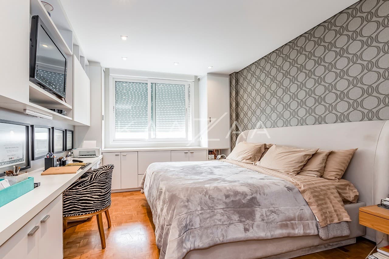 Lindo apartamento com ambientes integrados, bem no núcleo de Jardins. - Foto 11