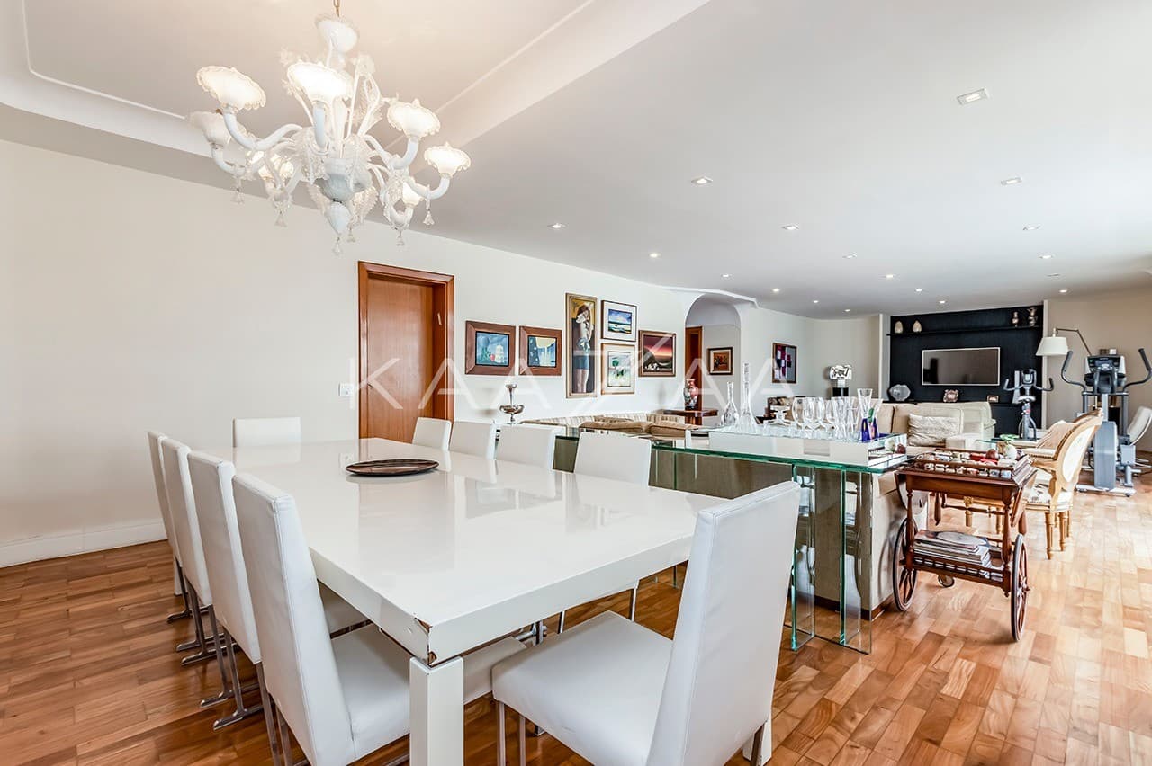 Lindo apartamento com ambientes integrados, bem no núcleo de Jardins. - Foto 4