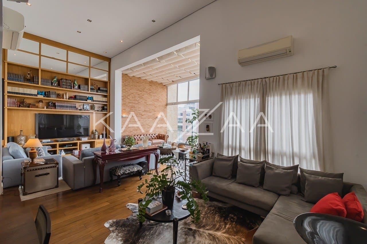 Cobertura no Itaim Bibi com pé-direito alto e um visual que te acompanha por todos os lugares. - Foto 7