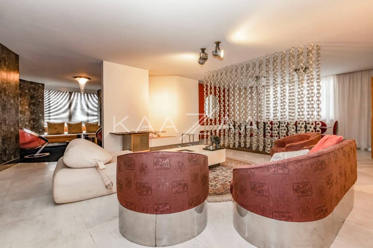 O clima retro futurista marca presença. Acabamentos super originais, em apartamento nos Jardins. - Foto 10