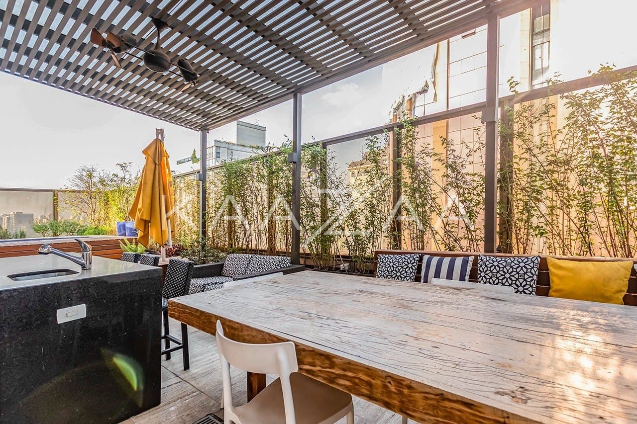 Cobertura com uma linda vista para apreciar, e um terraço delicioso para aproveitar. No Itaim Bibi. - Foto 3